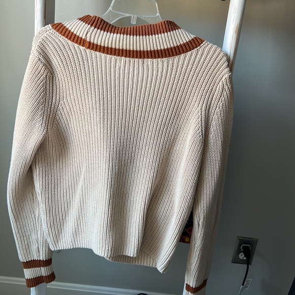 525 Varsity V Neck Cardigan - Picture 7 of 11